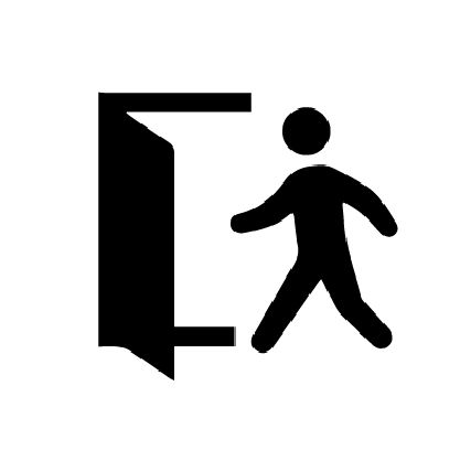 出入り自由のサービスロゴ