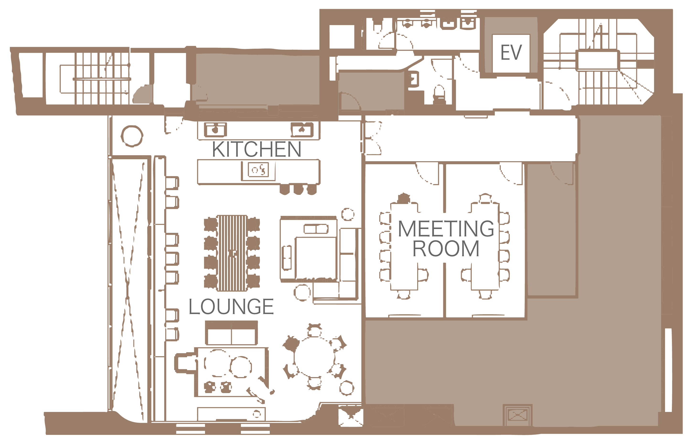 2Fのフロアマップ