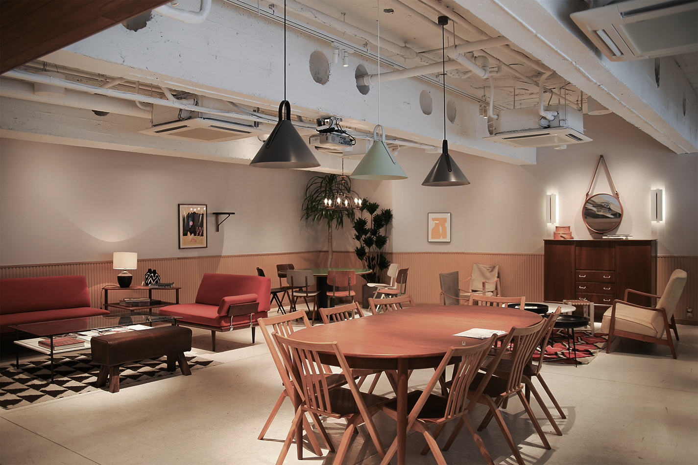 開放感のある内装