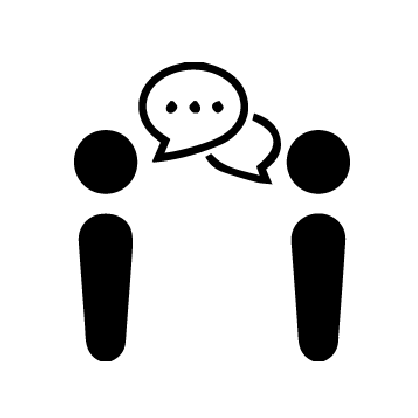 私語OKのサービスロゴ